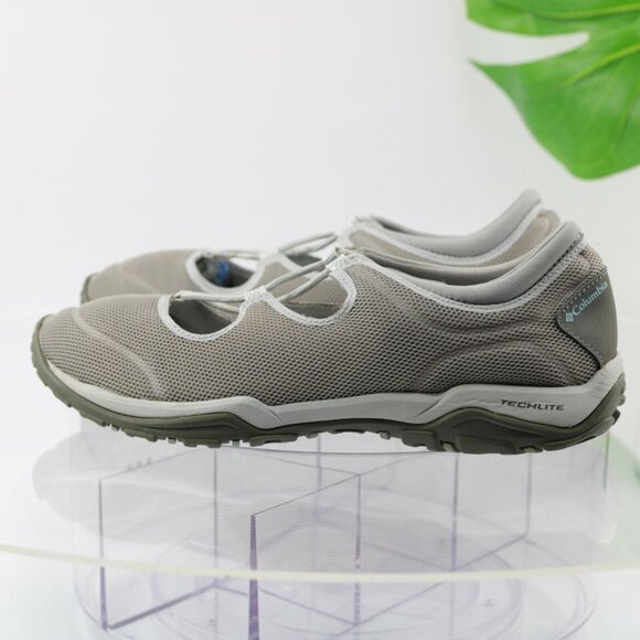 Columbia Womens Fire Venture Mary Jane Sneaker Size 9 Gray Lace Up Outdoor Shoe - Picture 8 of 12
